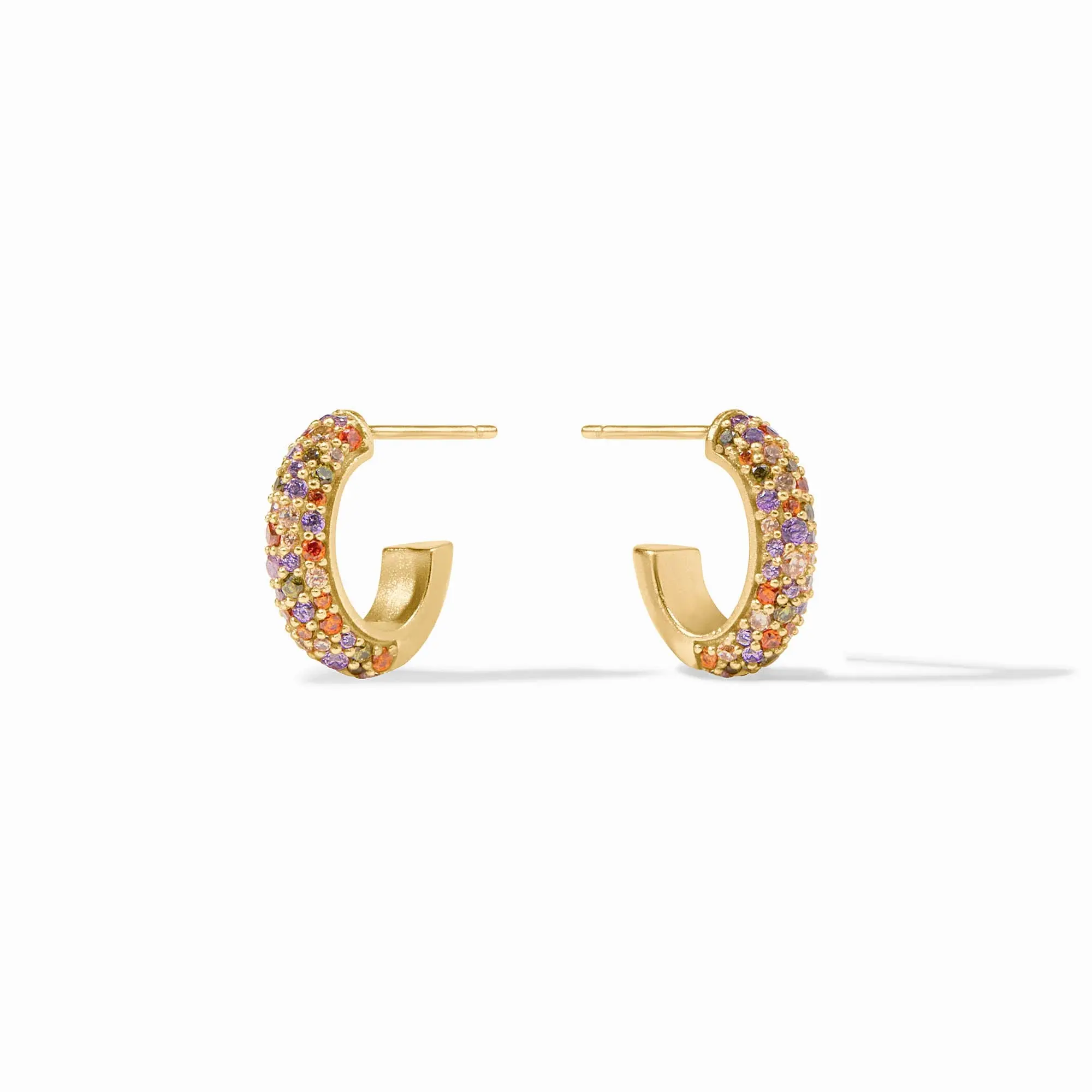 Stardust Hoop Gold Multi-Stone