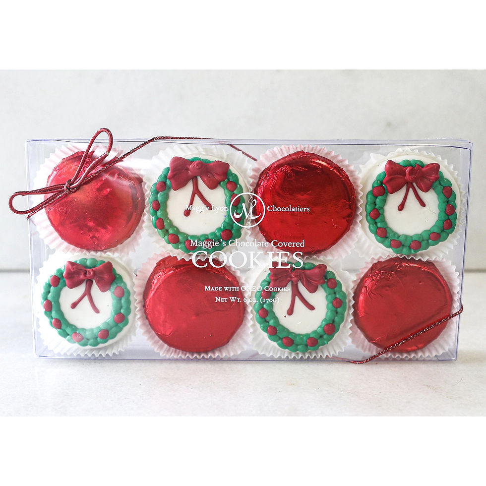 Maggie's Chocolate Covered Cookies - 8pc. Wreath
