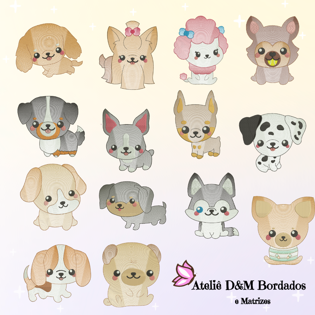 Embroidery Matrix - Puppies - Dogs - Pets