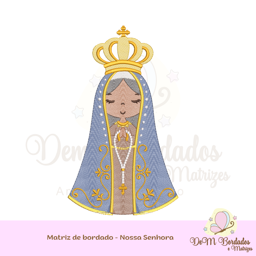 Matriz de bordado Nossa Senhora