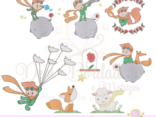 matrizes de bordado do pequeno príncipe