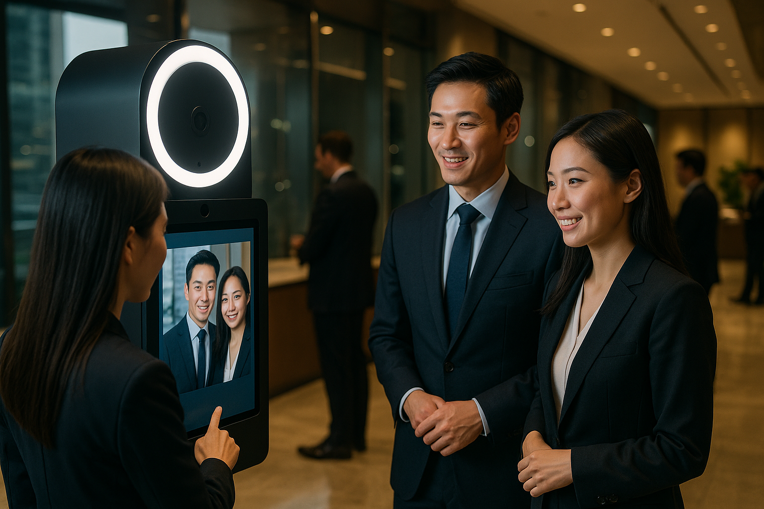 AI-powered corporate activation at a Hong Kong event using PONS.ai technology