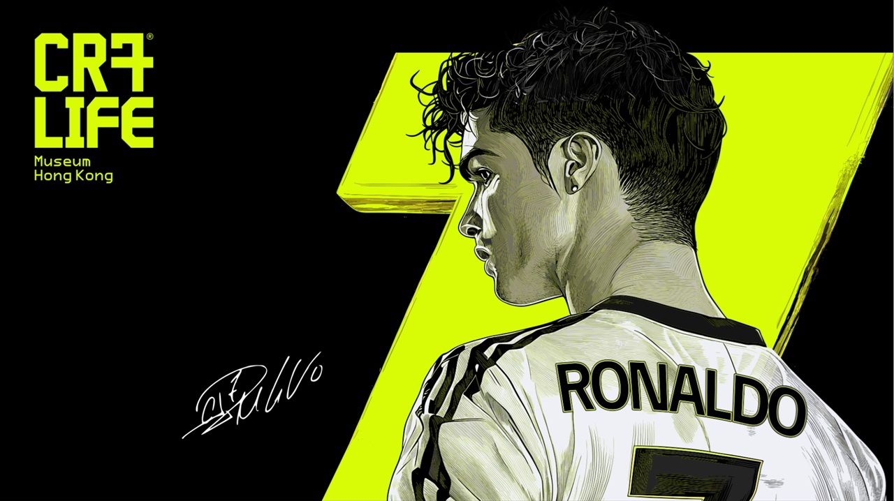 Cristiano Ronaldo AI-generated portrait at CR7 LIFE Museum