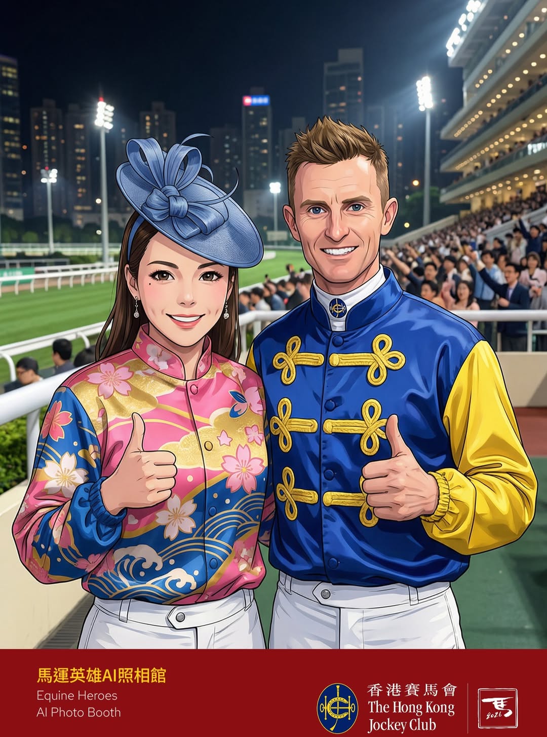 Zac Purton AI-transformed portrait at LONGINES International Jockeys Championship Hong Kong by PONS.ai
