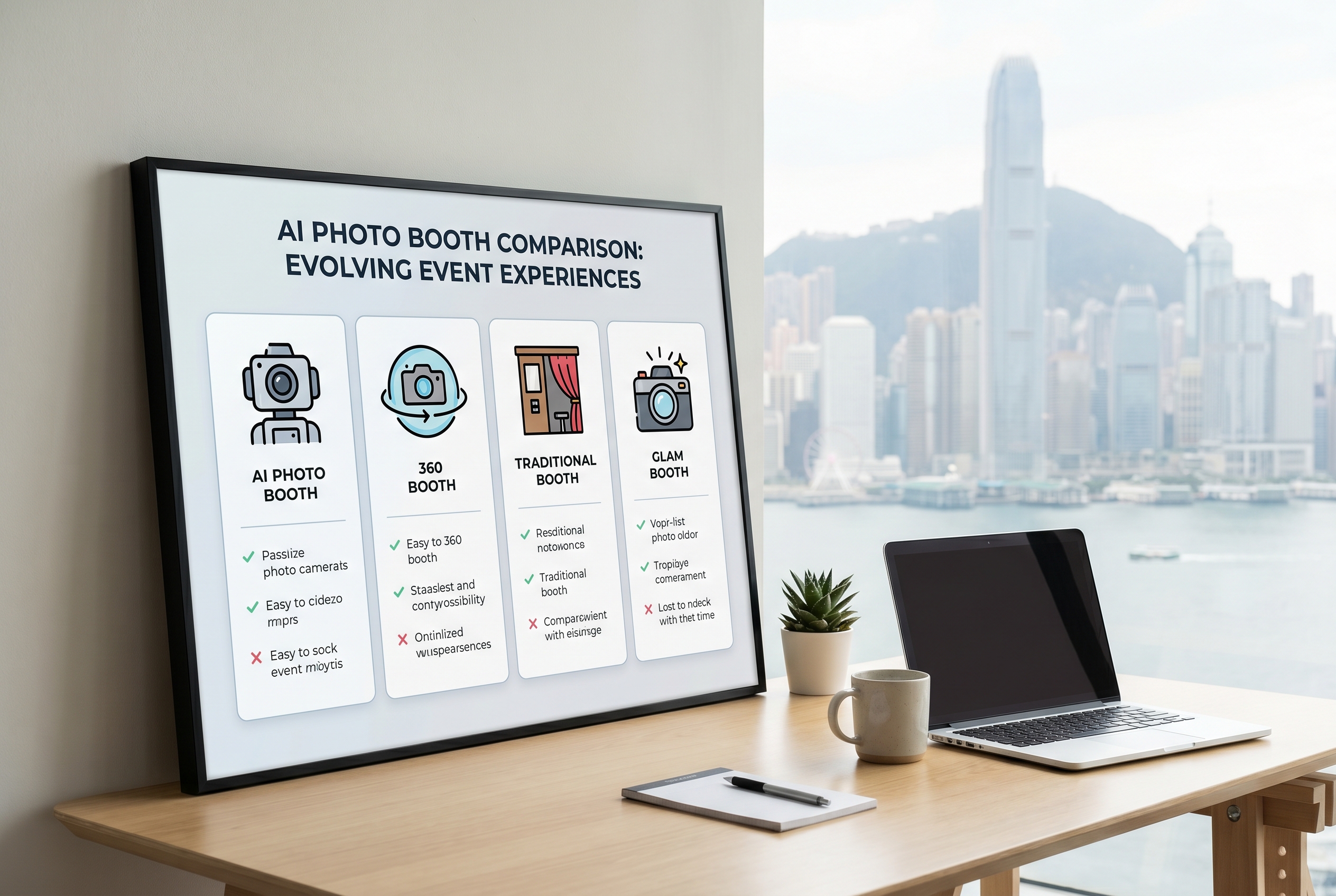 Comparison of AI photo booth formats for Hong Kong corporate events