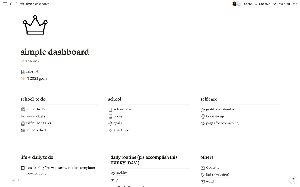 My current Notion set-up + how I use it.