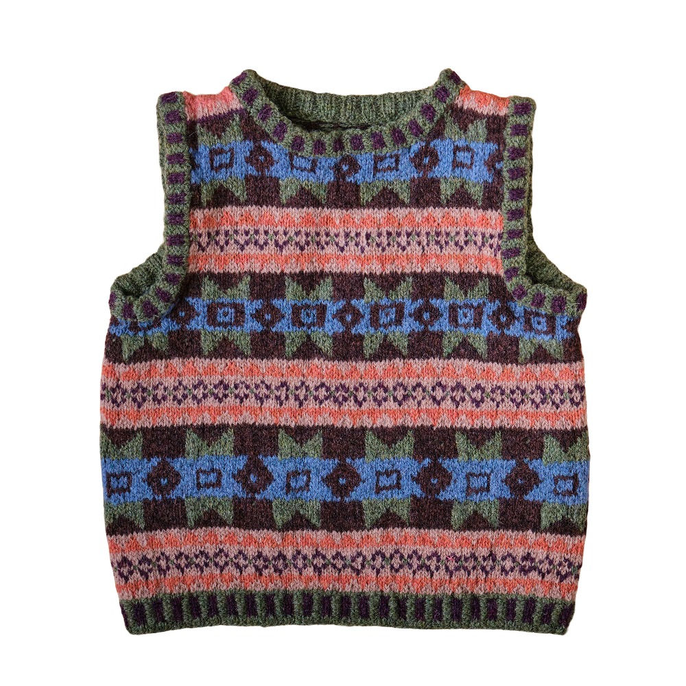 BOY'S SLIP-OVER IN FAIR-ISLE PATTERN