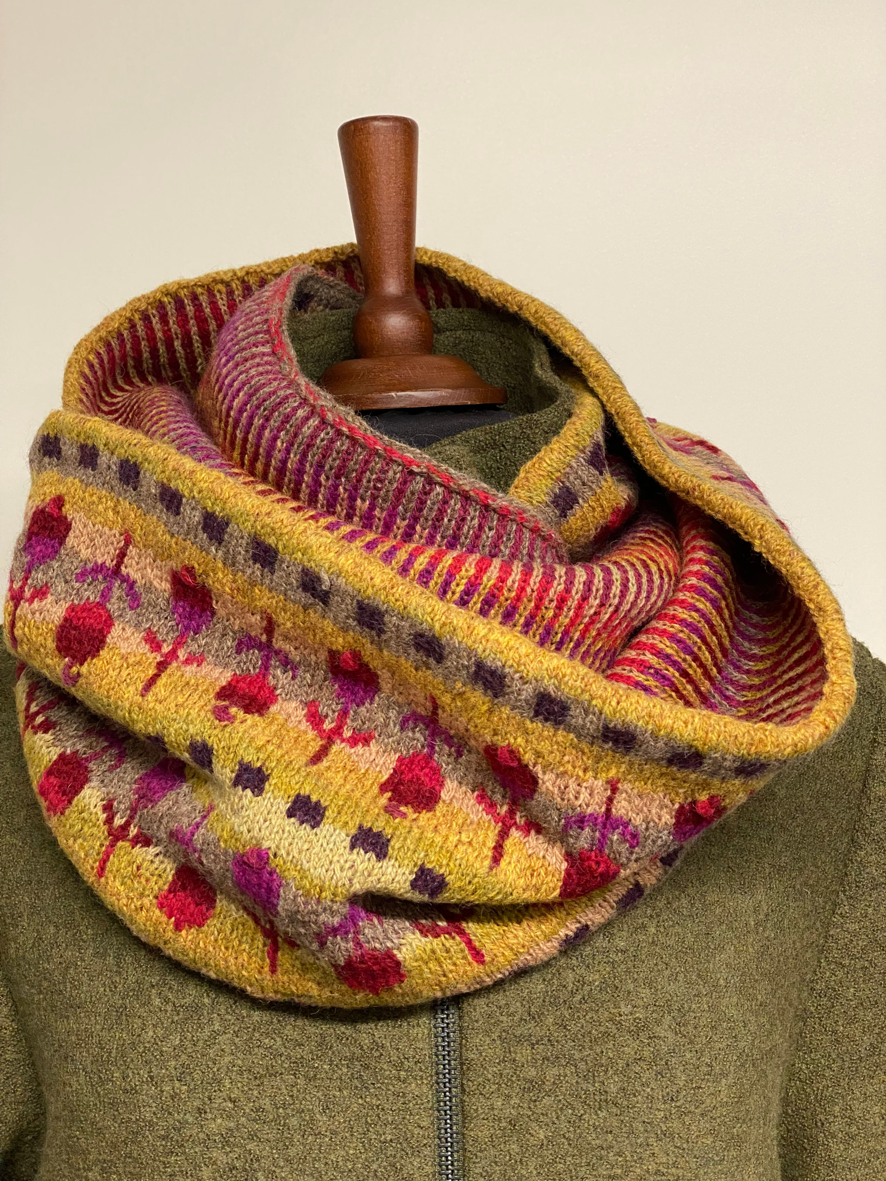 MEGA halsrør - EFTERÅR - FÆRDIGSTRIKKET