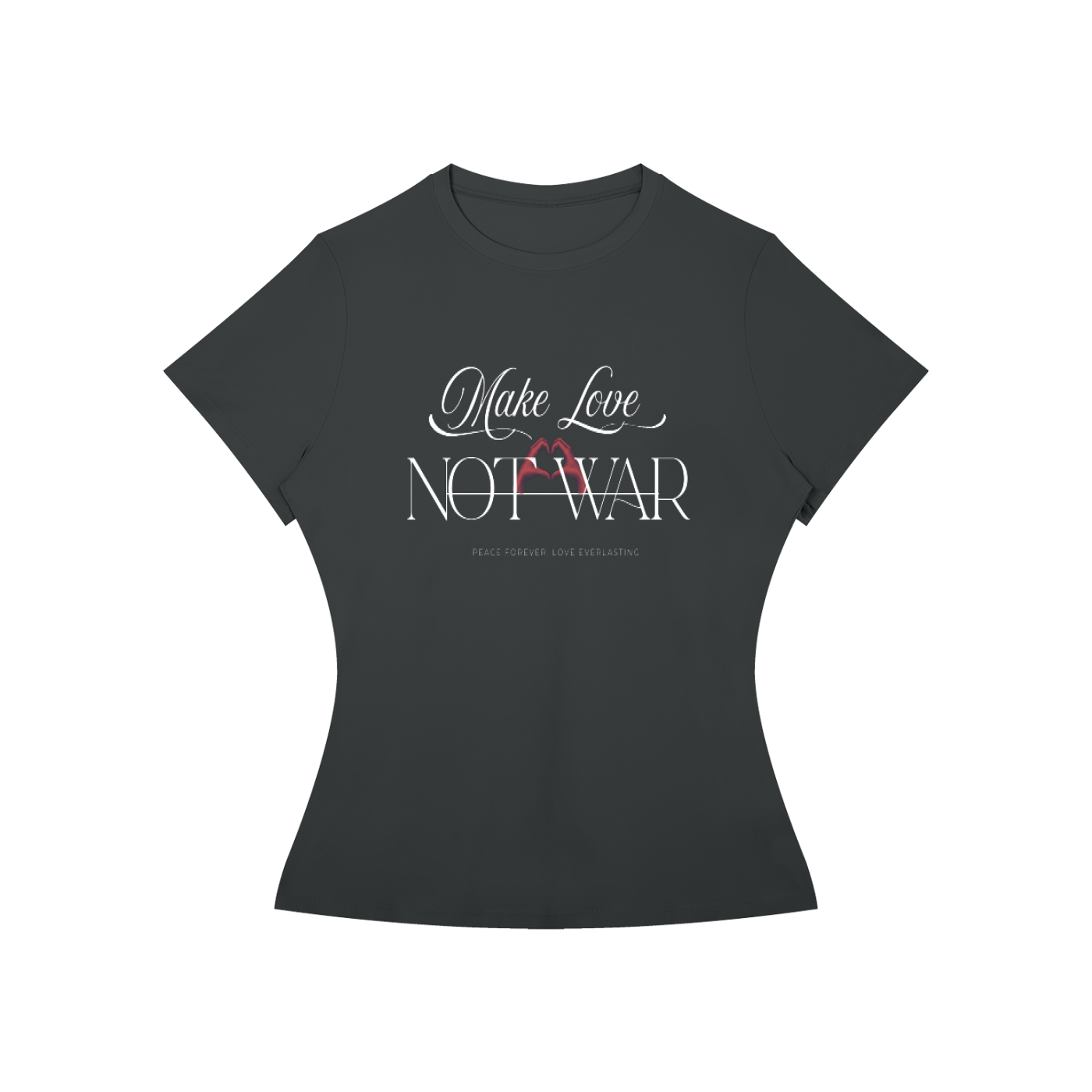 "Make Love Not War" Women’s Slim Fit Performance T-Shirt