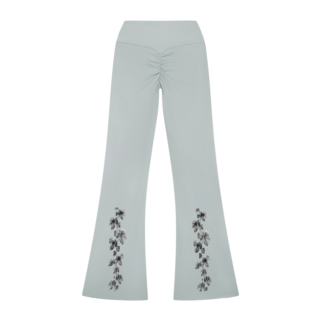 Light Teal High Rise Flared Leggings