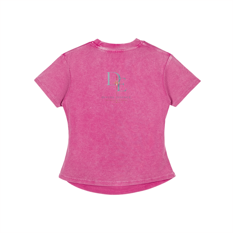 Bright Pink Vintage Wash Tee