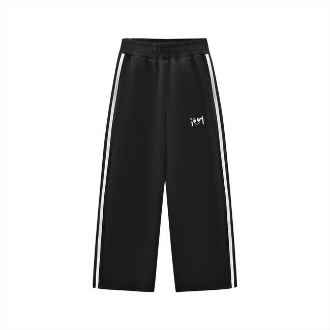Black GP Kids™ Joy Sweatpants Front View