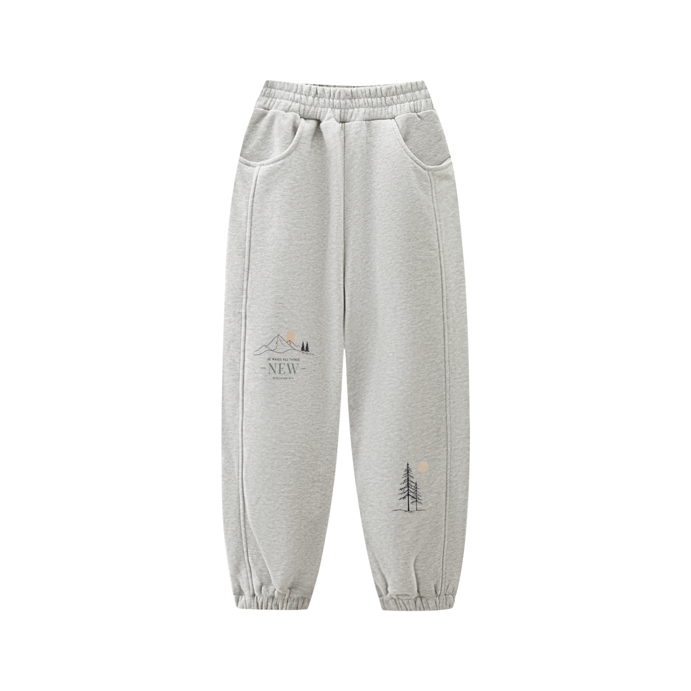He Make's All Things New" Fleece Jogged Sweatpants
