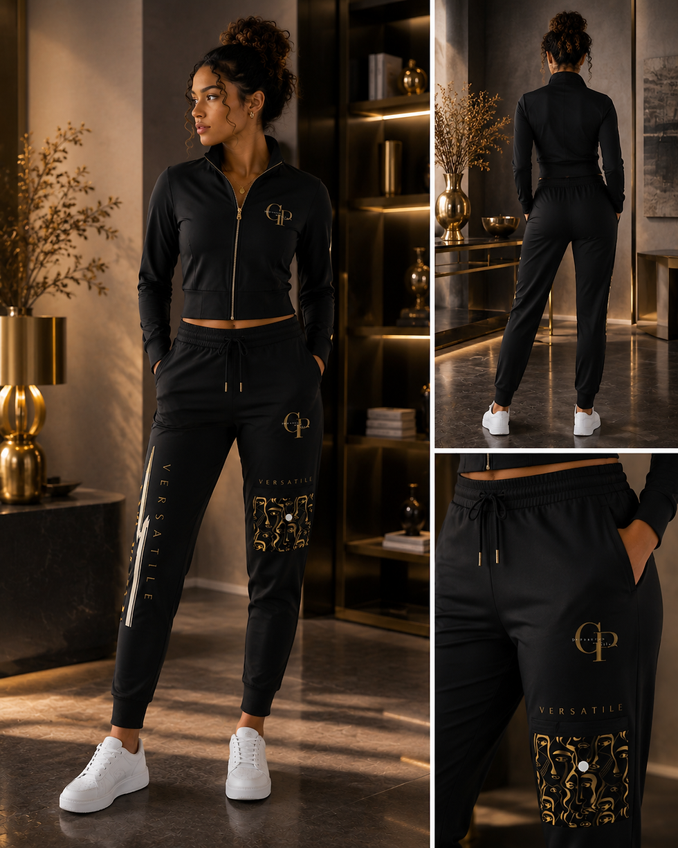 Black Everyday Stretch Pants