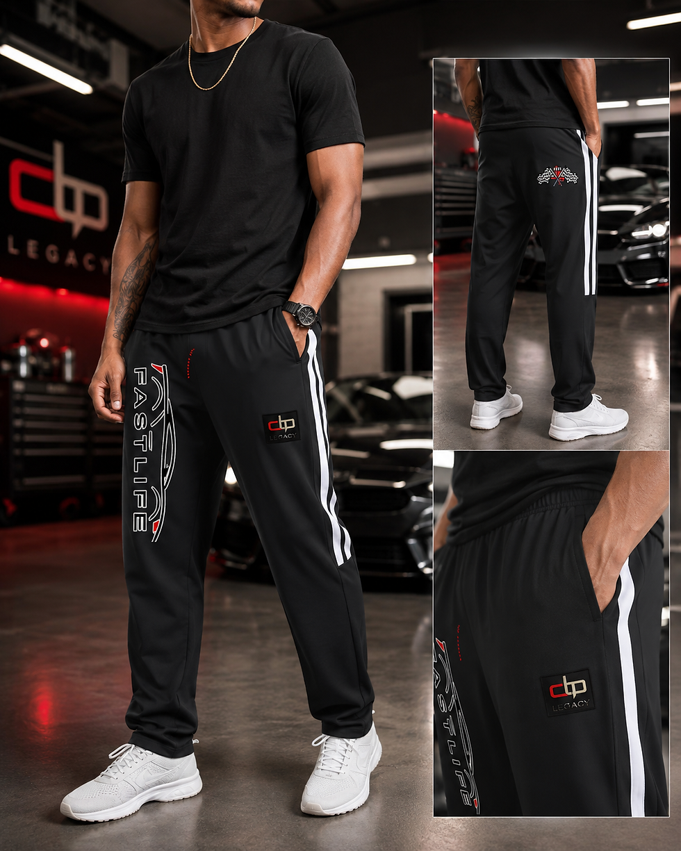 Black Performance Joggers