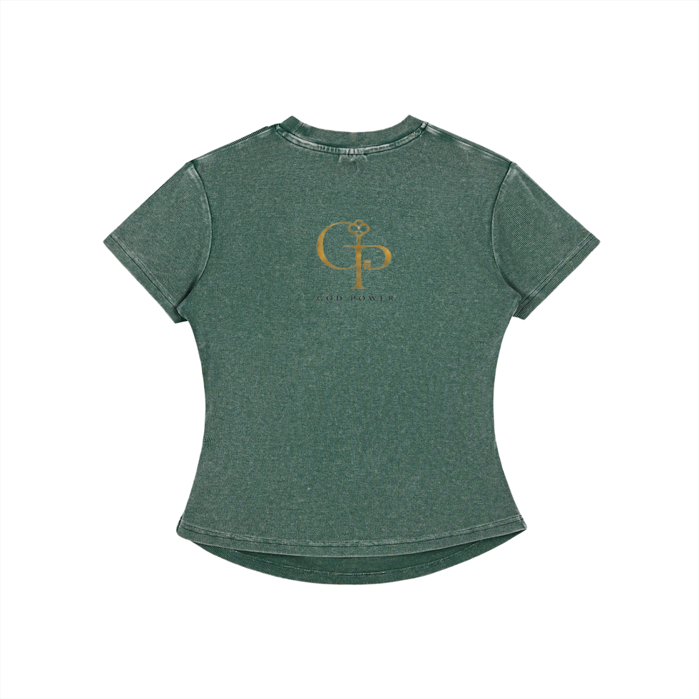 Green Vintage Wash Tee
