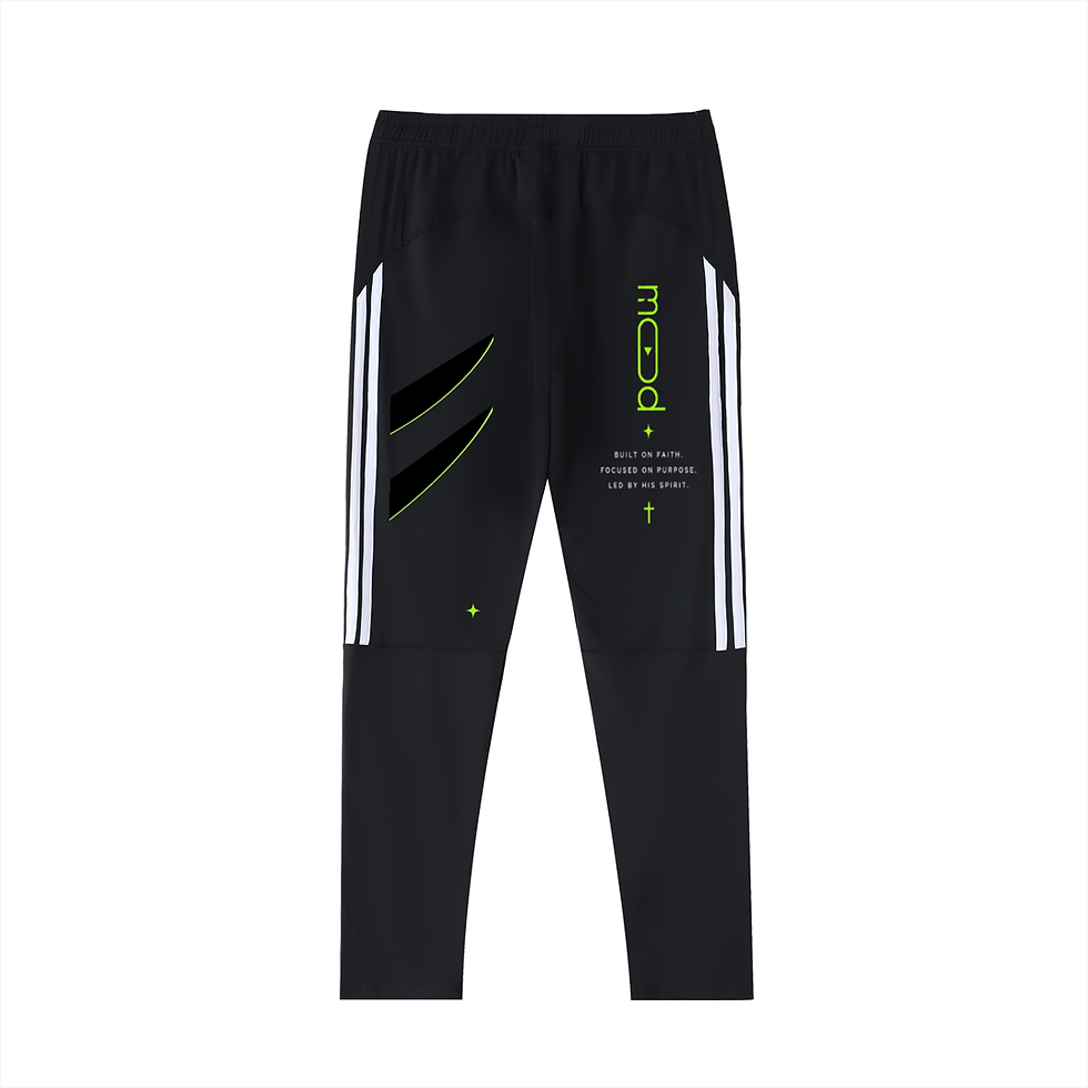 Black Performance Running Pants