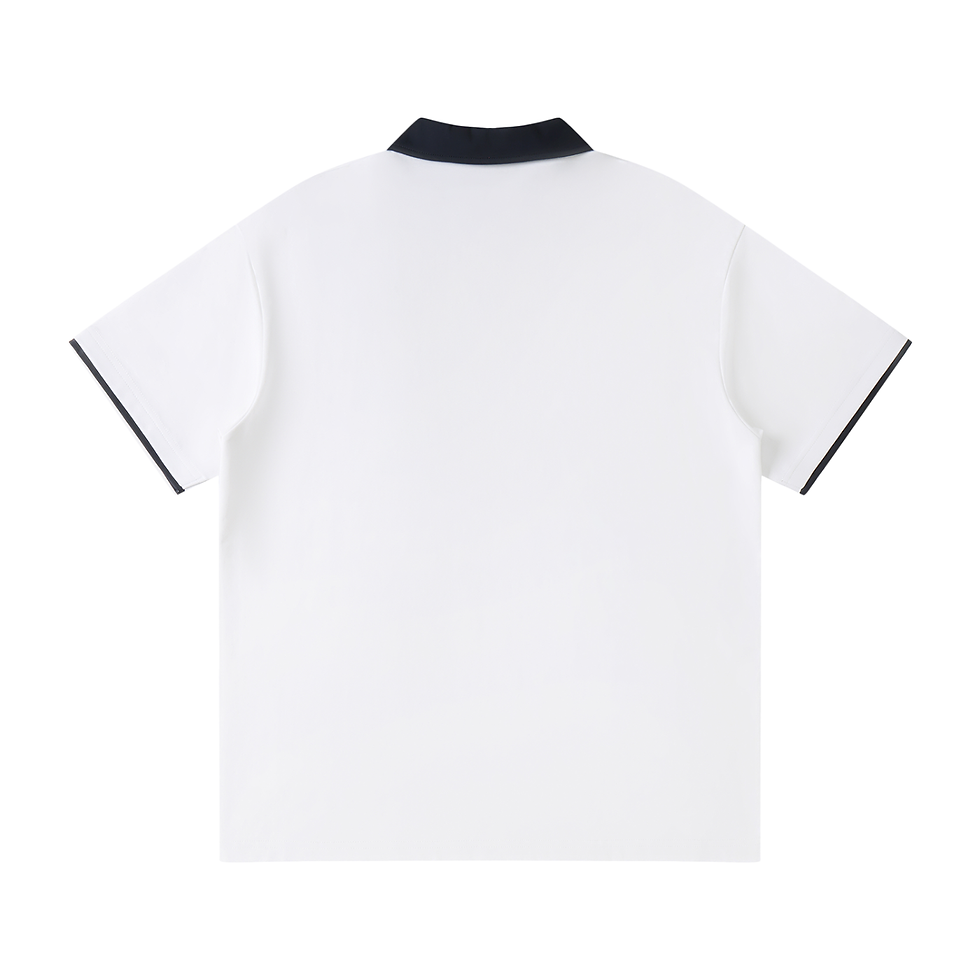 Thumbnail: GP X Divine Essence Contrast Collar Raglan Polo Shirt