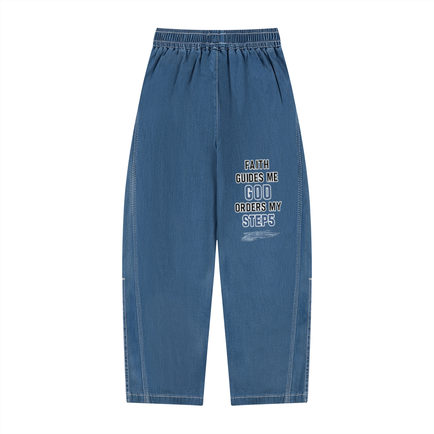 Order My Steps Vintage Wash Straight Leg Jeans