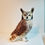 Thumbnail: Great Horned Owl Felted Toy Soft Sculpture Bird Needle Felted Wool Animals 