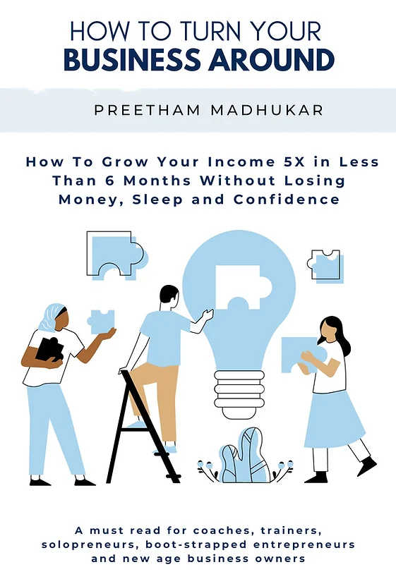 How To Turn Your Business Around Book By Capt. Preetham Madhukar, Founder Skills Beyond Education Bangalore