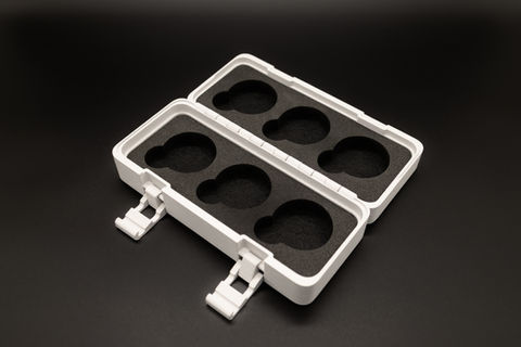 Individuelle Schaumstoffeinlage für Musterkoffer