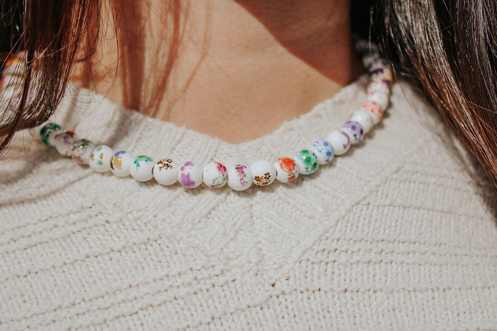 Thumbnail: Candy Necklace: Porcelain 