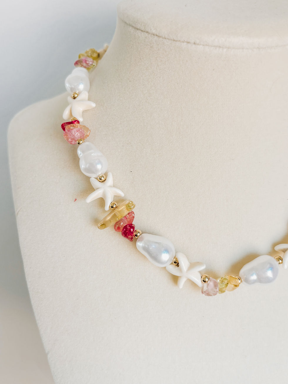 Thumbnail: Starfish & Pearls Necklace