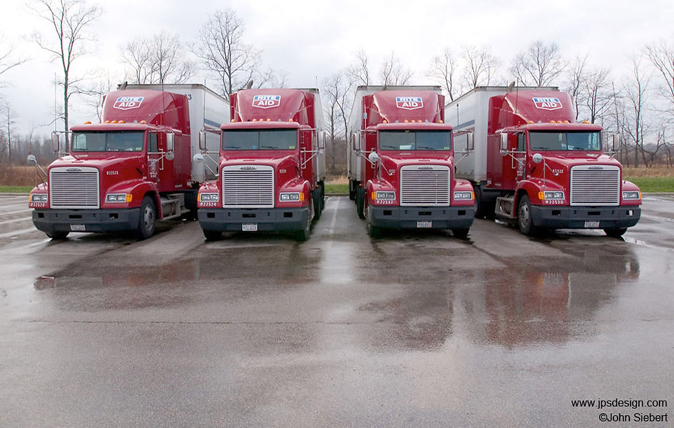 Los camiones de reparto