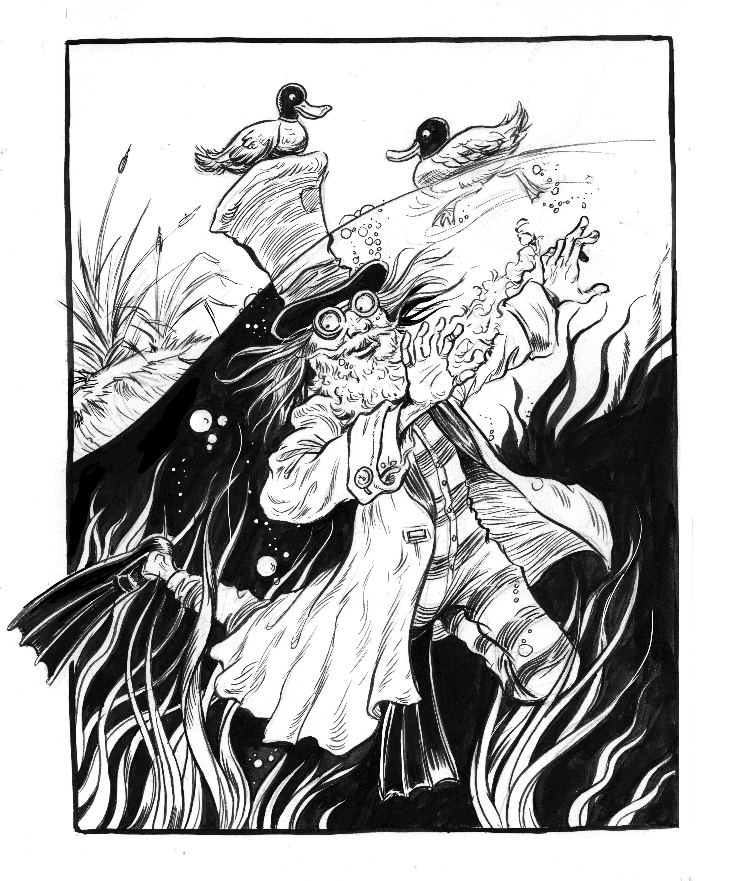 Inktober17 Underwater