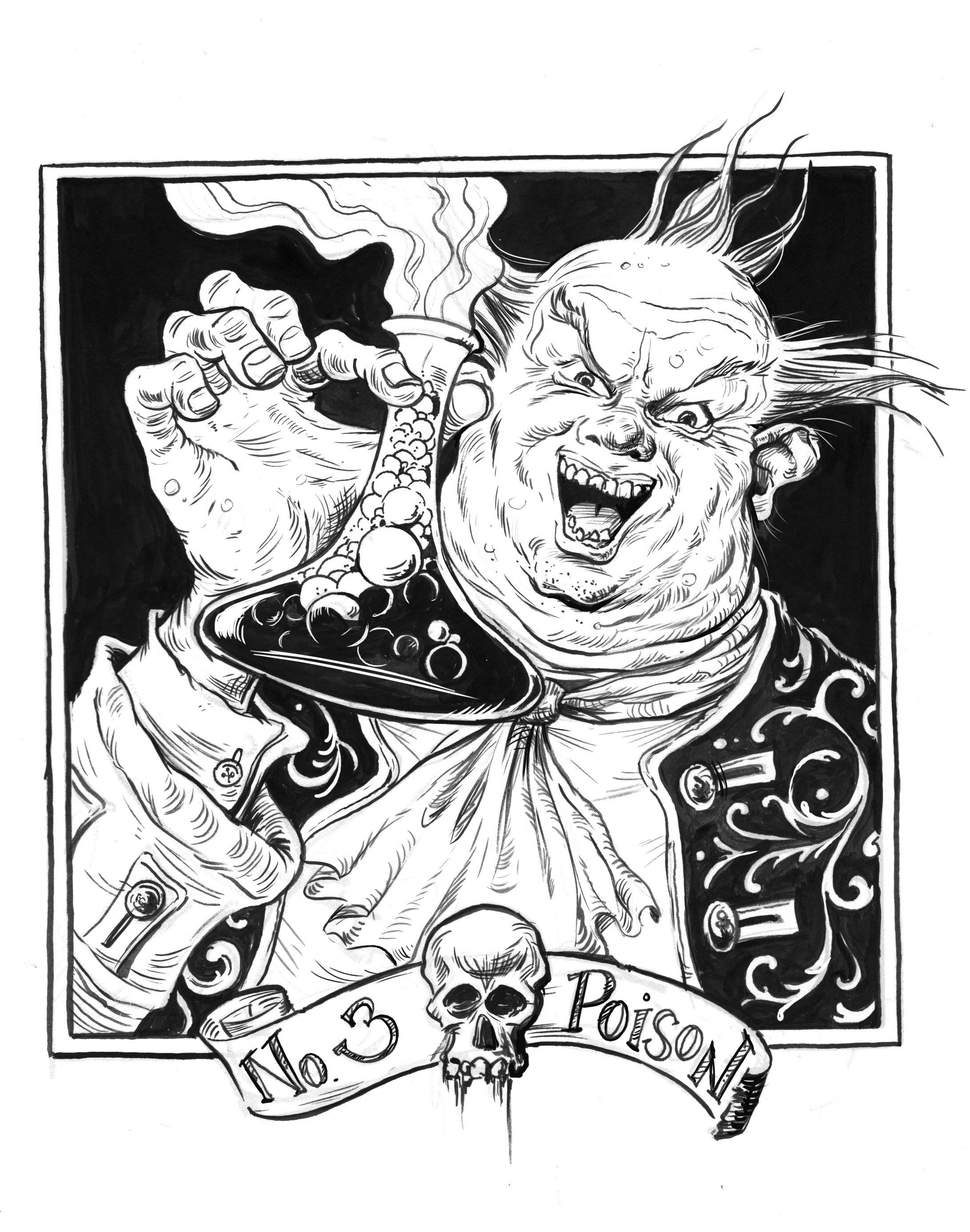 Inktober17 Poison