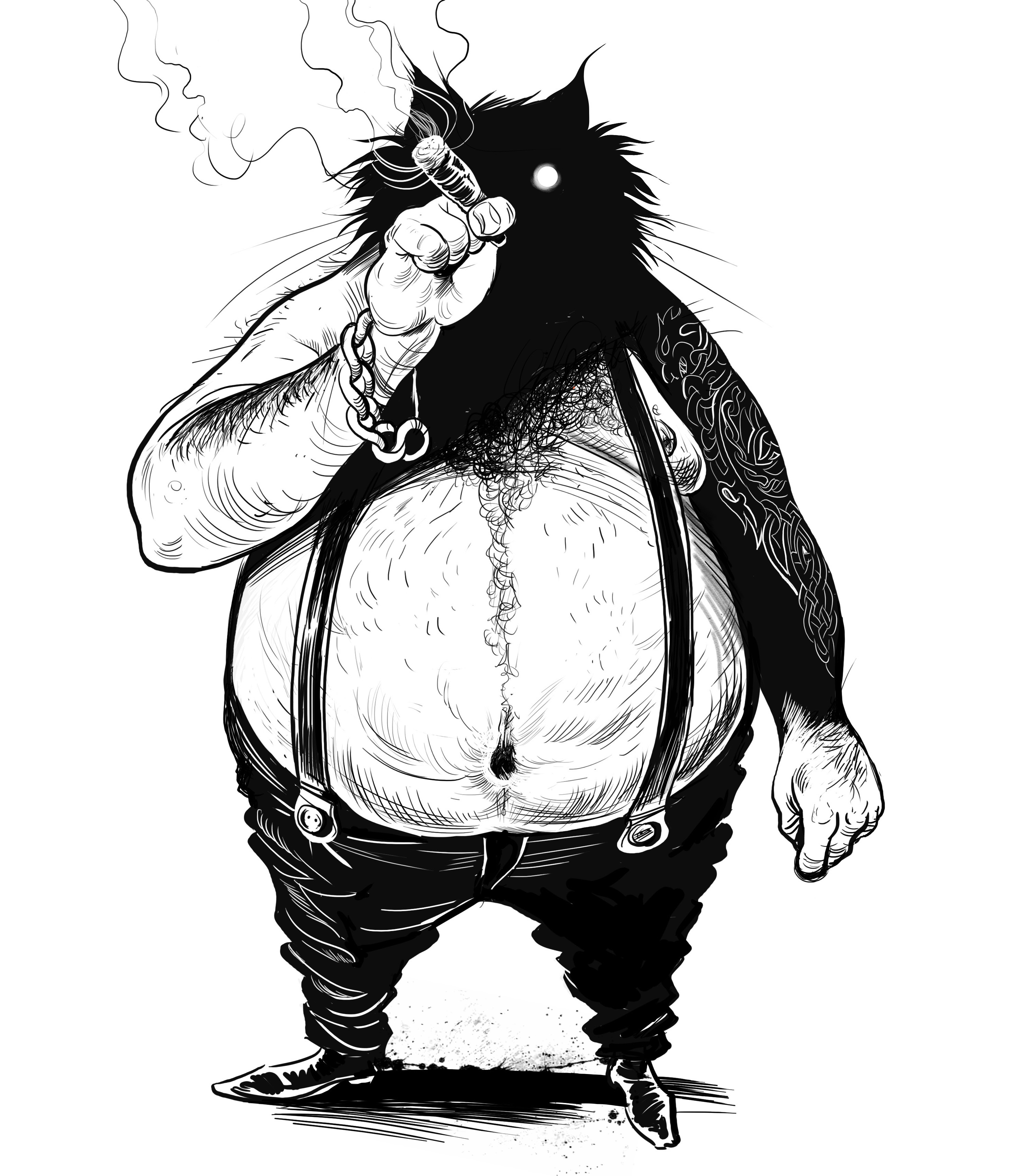 Inktober17 Fat
