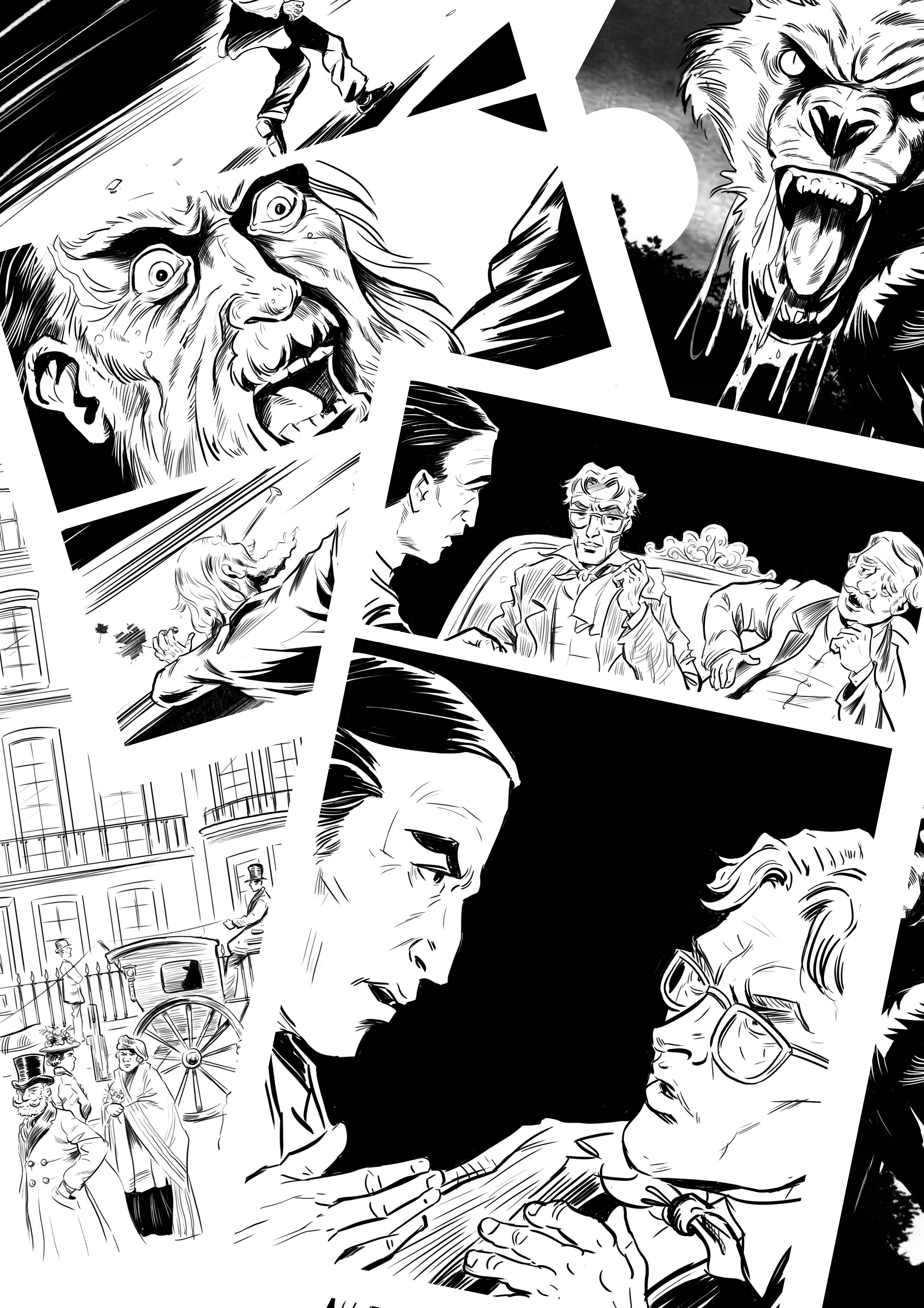 Hound of the Baskervilles Inking