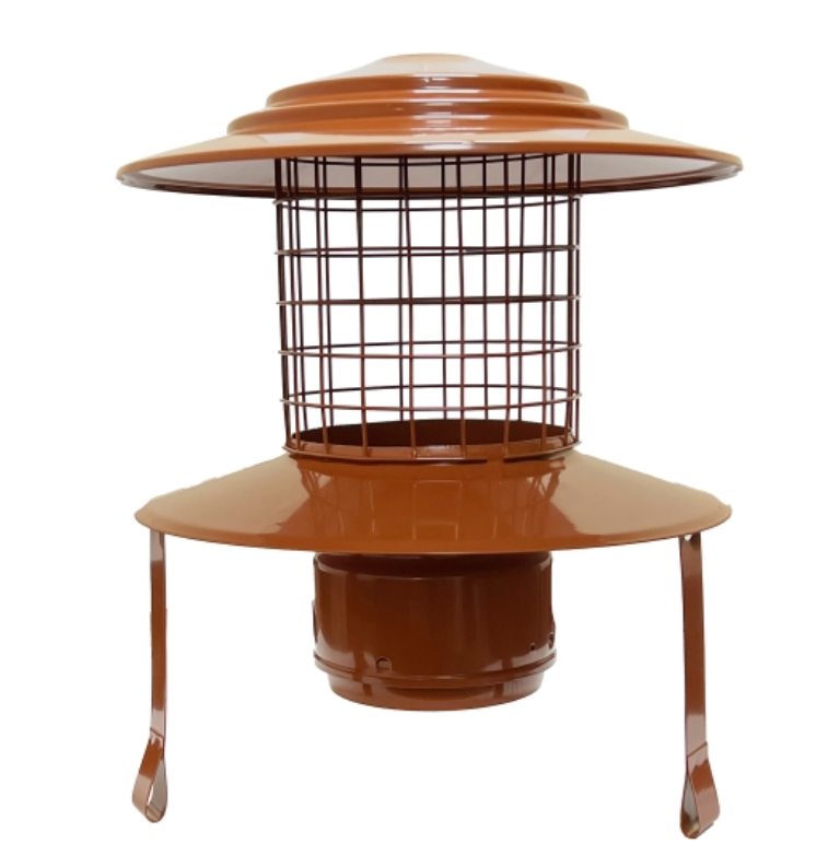 MI-FLEX FastFix-Screw Hanging Cowl (Terracotta) - Ø150