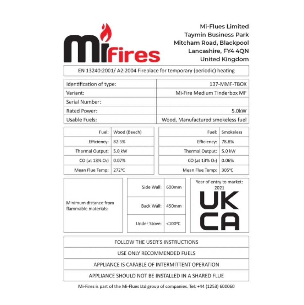 Thumbnail: Mi-Fires Medium Tinderbox Multifuel