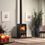 Thumbnail: Purevision Countryman 5kW slimline free-standing stove