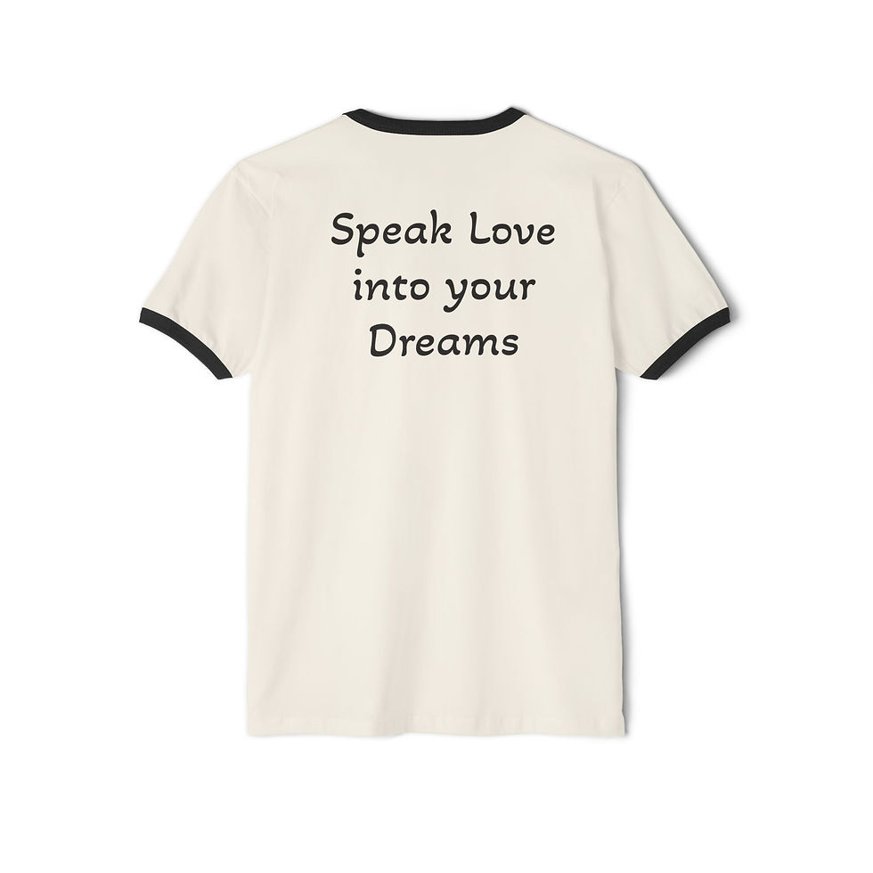 Thumbnail: Poetic Soul Ringer T-Shirt | Inspire Dreams, Motivational Apparel