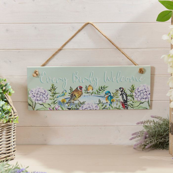 Thumbnail: Every Birdy Welcome Hanging Plaque 