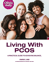 Living With PCOS A PRACTICAL GUIDE TO ACHIEVING BALANCE, ENERGY, AND CONFIDENCE WITH PCOS.