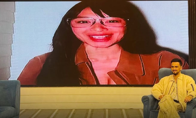 Billy Crawford at Nadine Lustre - Masked Singer Pilipinas - IG