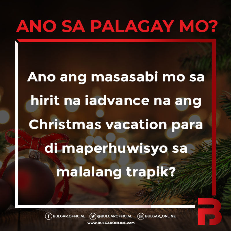 ANO SA PALAGAY MO? - Oct. 7, 2019