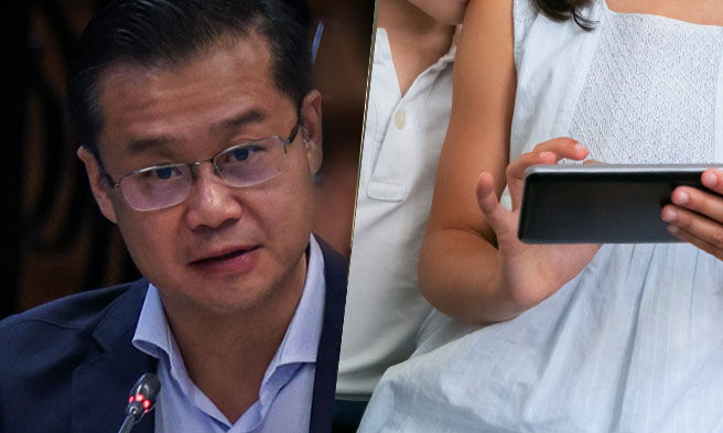 Win Gatchalian at batang nagalalaro ng mobile, gadget