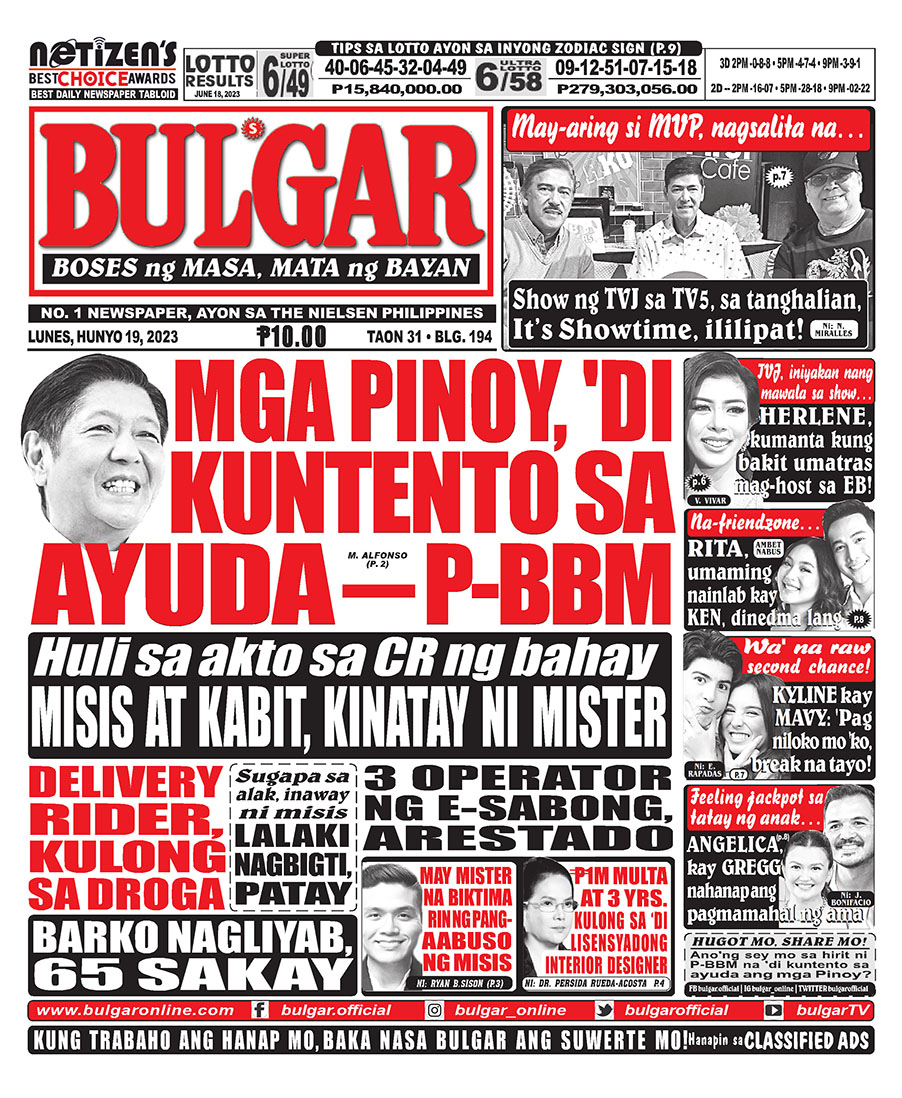 Bulgar Frontpage June 19, 2023