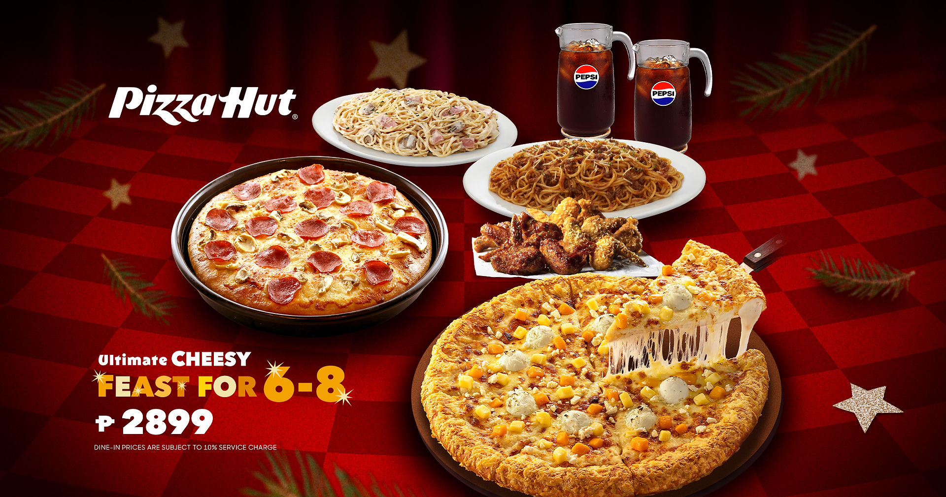 Pizza Hut Feast For  4