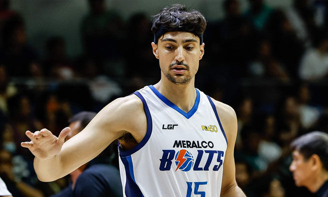 Patrick Gardner ng Meralco Bolts - PBA PH
