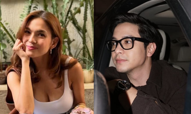Andrea Torres at Alden Richards - Instagram