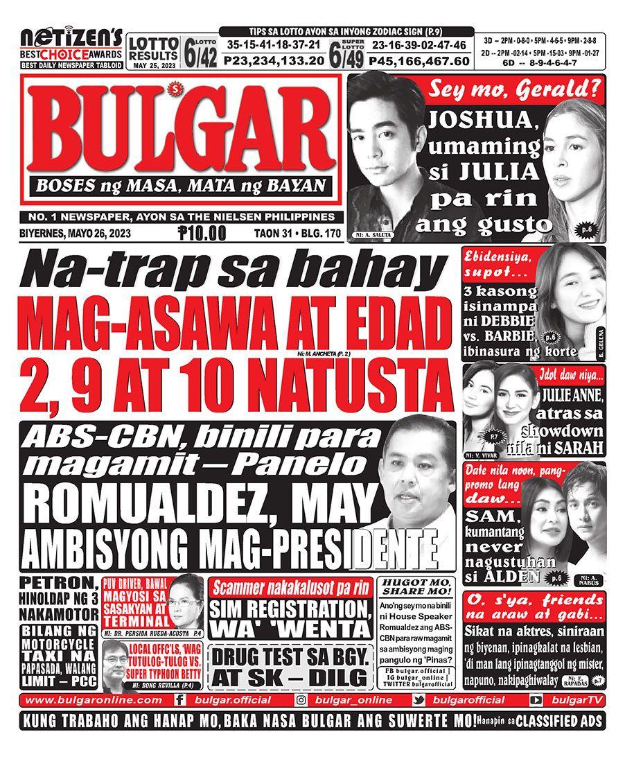 Bulgar Tabloid Frontpage