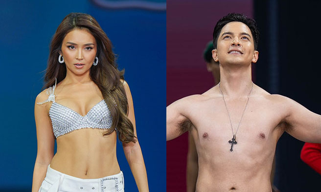 Kathryn at Alden Richards - Bench