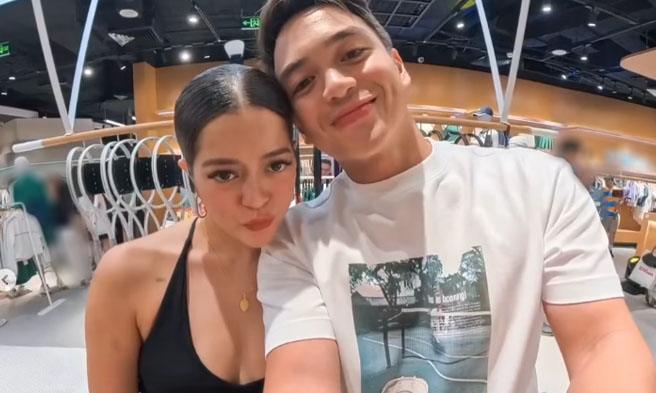 Dominic Roque at Sue Ramirez - IG