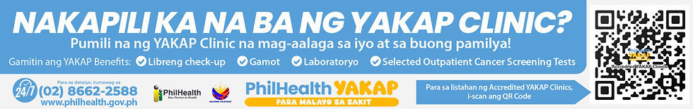 Nakapili ka na ba ng YAKAP Clinic?